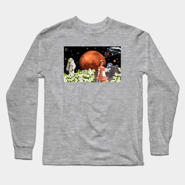 You'd Prefer An Astronaut. Long Sleeve T-Shirt by Codus